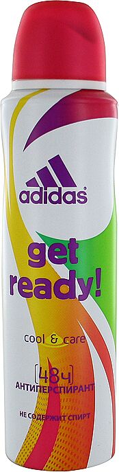 Antiperspirant - deodorant "Adidas Get Ready Cool & Care" 150ml
