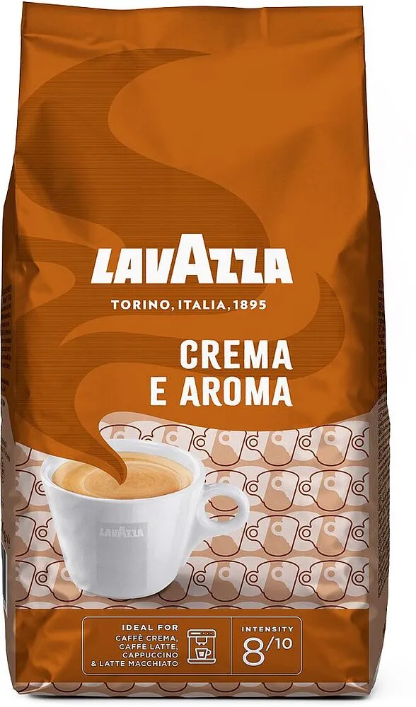 Espresso coffee beans "Lavazza Crema e Aroma" 1kg