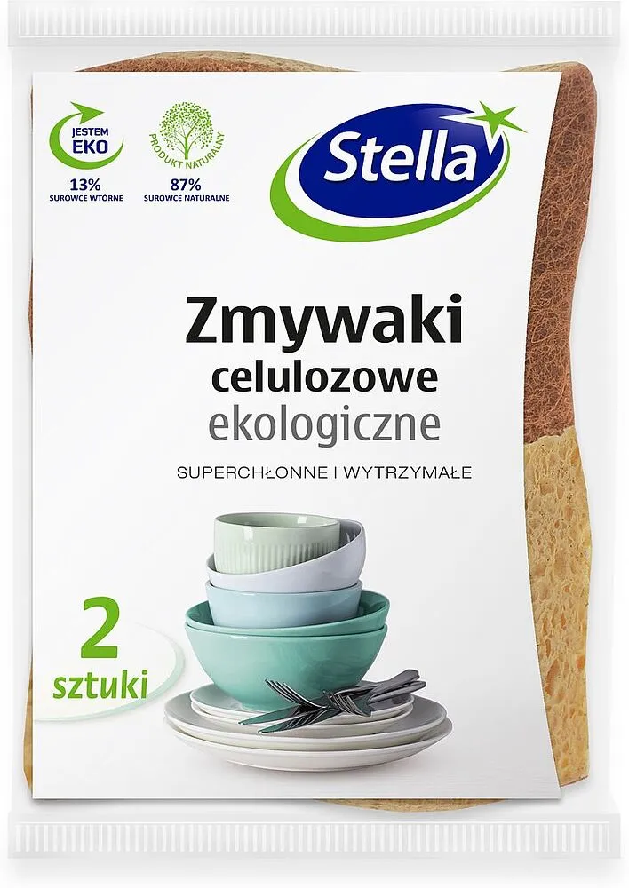 Губка для мытья посуды "Stella" 2 шт
