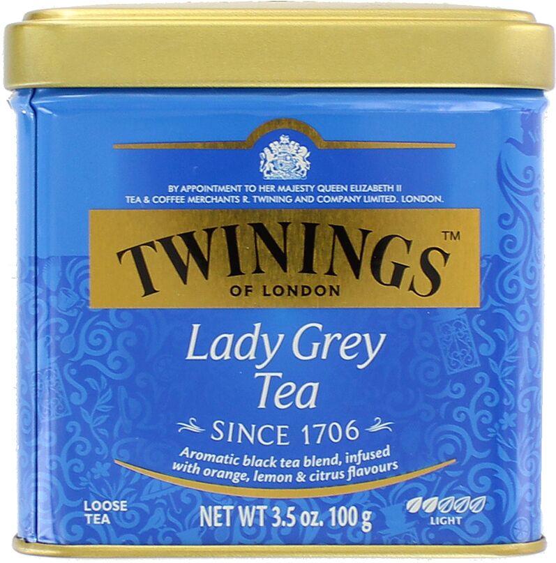 Թեյ սև «Twinings Lady Grey» 100գ

