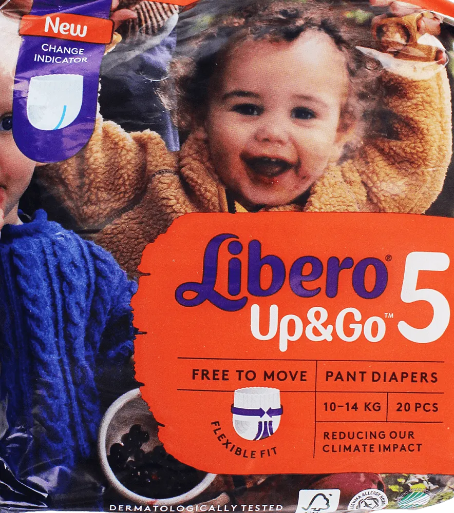 Panty - diapers "Libero N5" 10-14 kg, 20 pcs