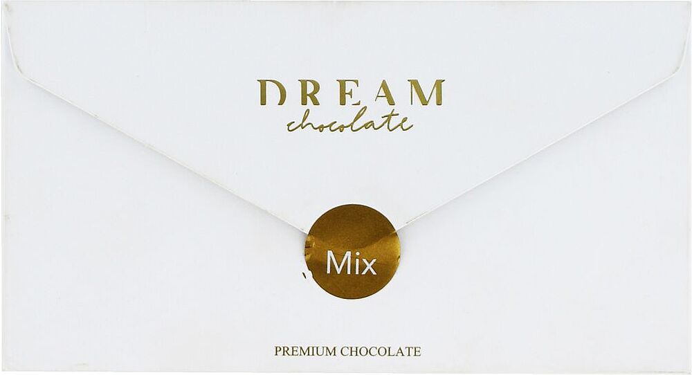 Milk & bitter chocolate bar "Dream Mix" 100g
