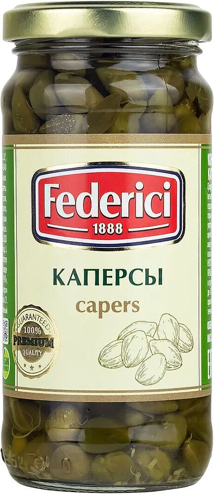Marinated capers "Federici" 230g
