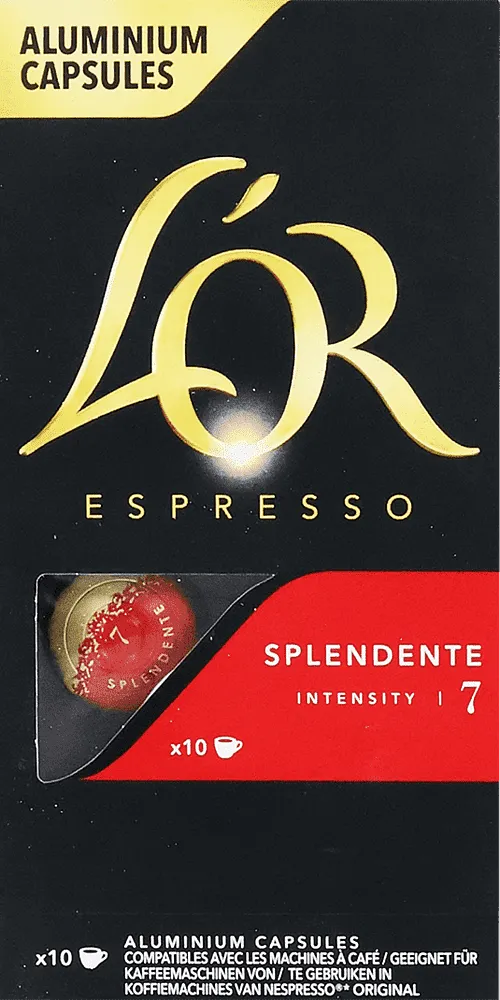 Պատիճ սուրճի «L'OR Espresso Splendente» 10 հատ, 52գ
