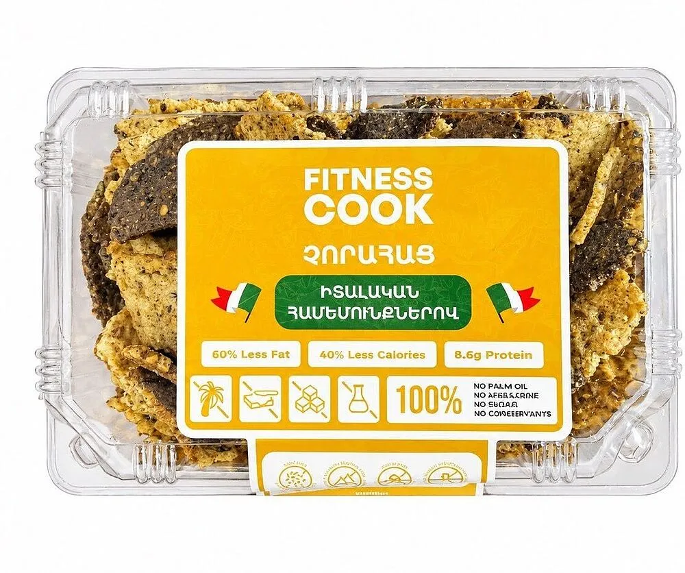 Crackers with Italian spices "Fitness Cook" 200g±6g
