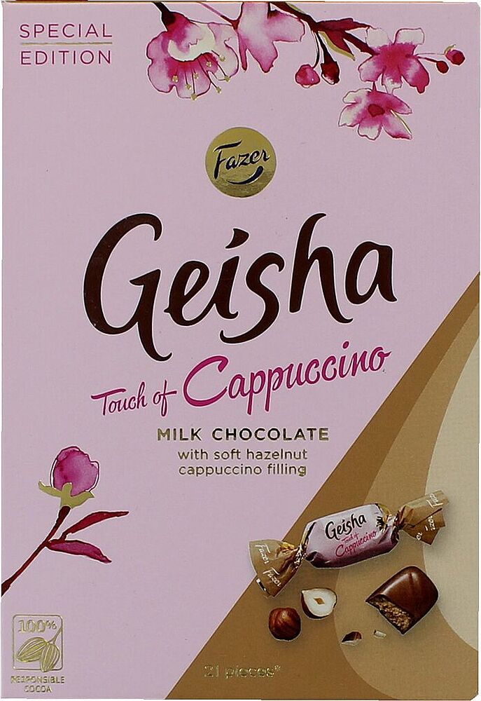 Набор шоколадных конфет "Fazer Geisha" 150г