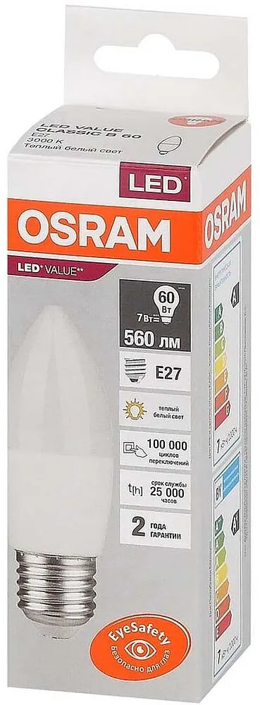 Lamp "Osram E27 7W"
