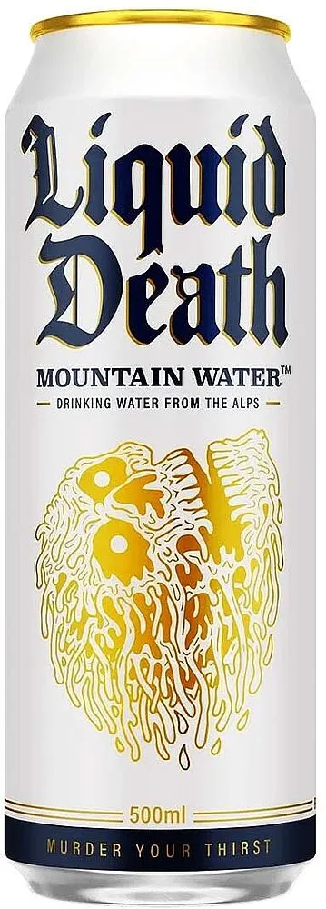 Spring water "Liquid Death" 500ml