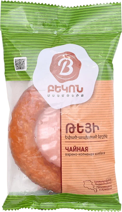 Boiled and smoked sausage "Bacon Chaynaya" 