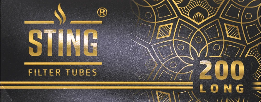 Tobacco filter tubes "Sting Long" 200 pcs

