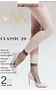 Bronze socks "Viva Classic 20 Den One Size"