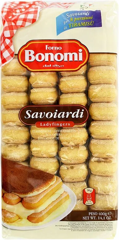 Ladyfingers for tiramisu "Forno Bonomi Savoiardi" 400g
