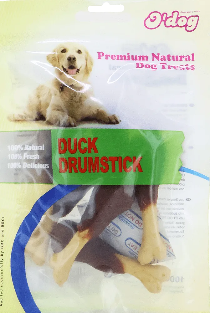 Duck snacks for dogs "O'Dog Duck Drumstick" 100g
