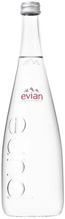 Spring water "Evian" 0.75l