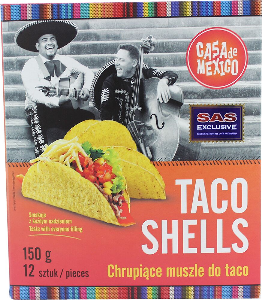 Flatbreads for taco "Casa De Mexico" 150g
