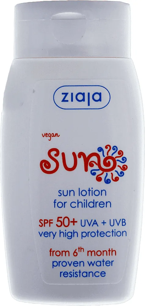 Солнцезащитный лосьон для детей "Ziaja SPF 50+" 125мл