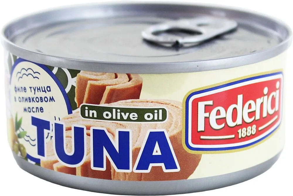 Tuna fillet in oil "Federici" 160g
