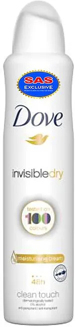 Antiperspirant - deodorant "Dove Invisible dry" 250ml 