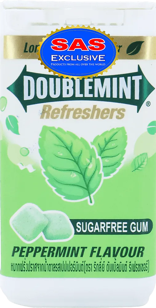 Mint flavored chewing gum "Wrigley's Doublemint Peppermint" 40g
