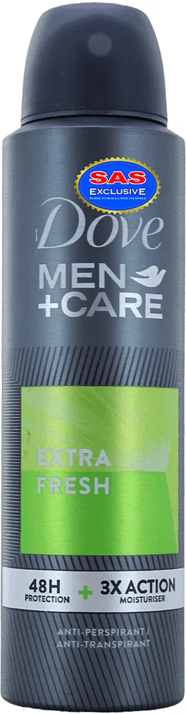 Antiperspirant-deodorant "Dove Men+Care Extra Fresh" 150ml
