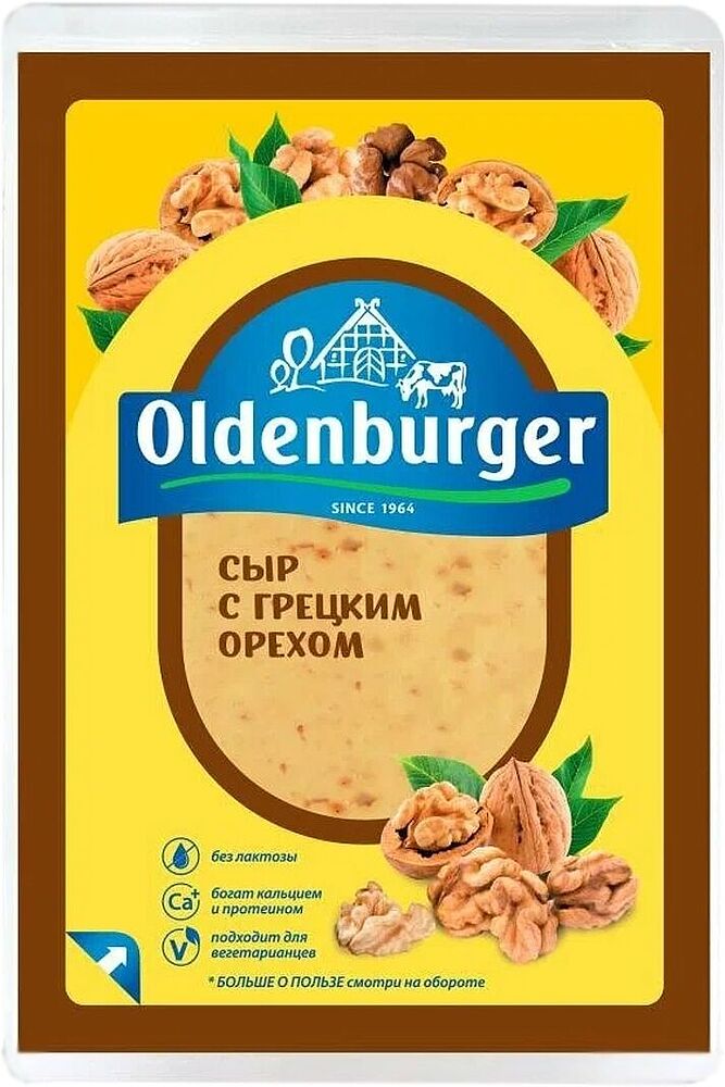 Sliced cheese with walnuts "Oldenburger" 125g
