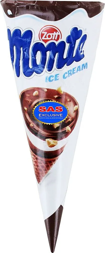 Chocolate ice cream "Zott Monte" 77g
