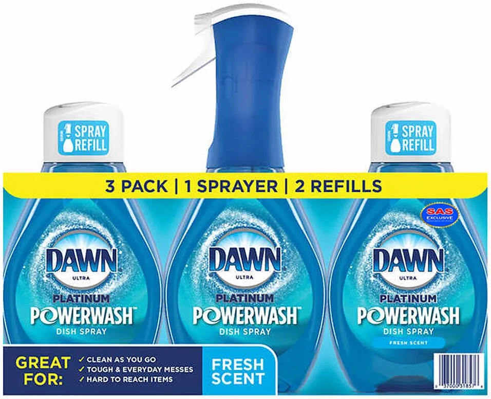 Dishwashing set "Dawn Ultra Platinum" 3pcs
