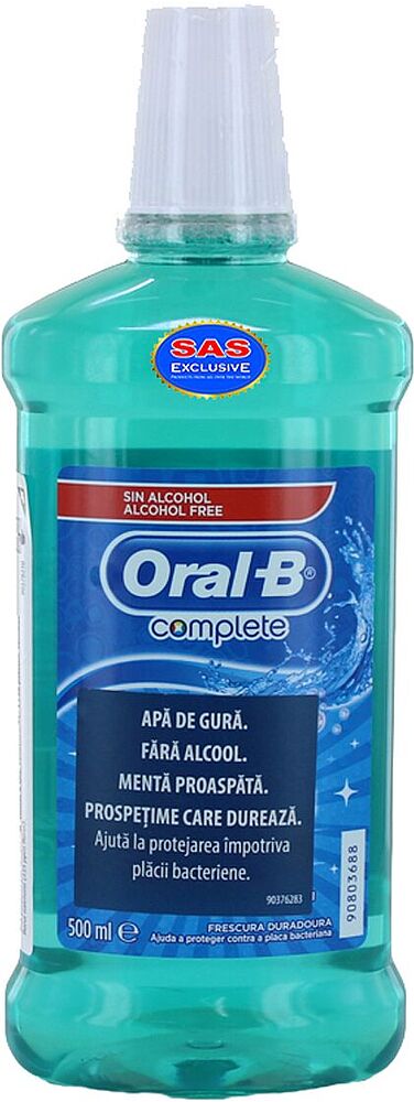Mouth rinse "Oral-B Complete" 500ml  	
