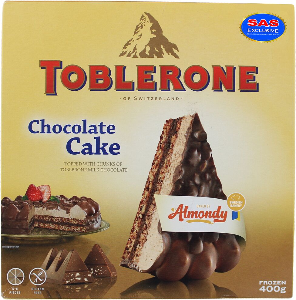 Торт шоколадный "Toblerone" 400г