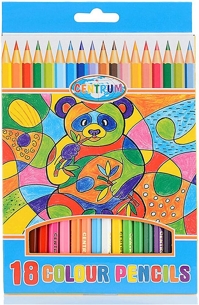 Colour pencils "Centrum" 18 pcs