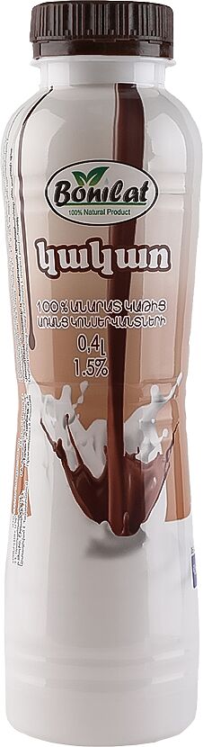 Ice cocoa ''Bonilat''   0.4l, richness: 1․5%