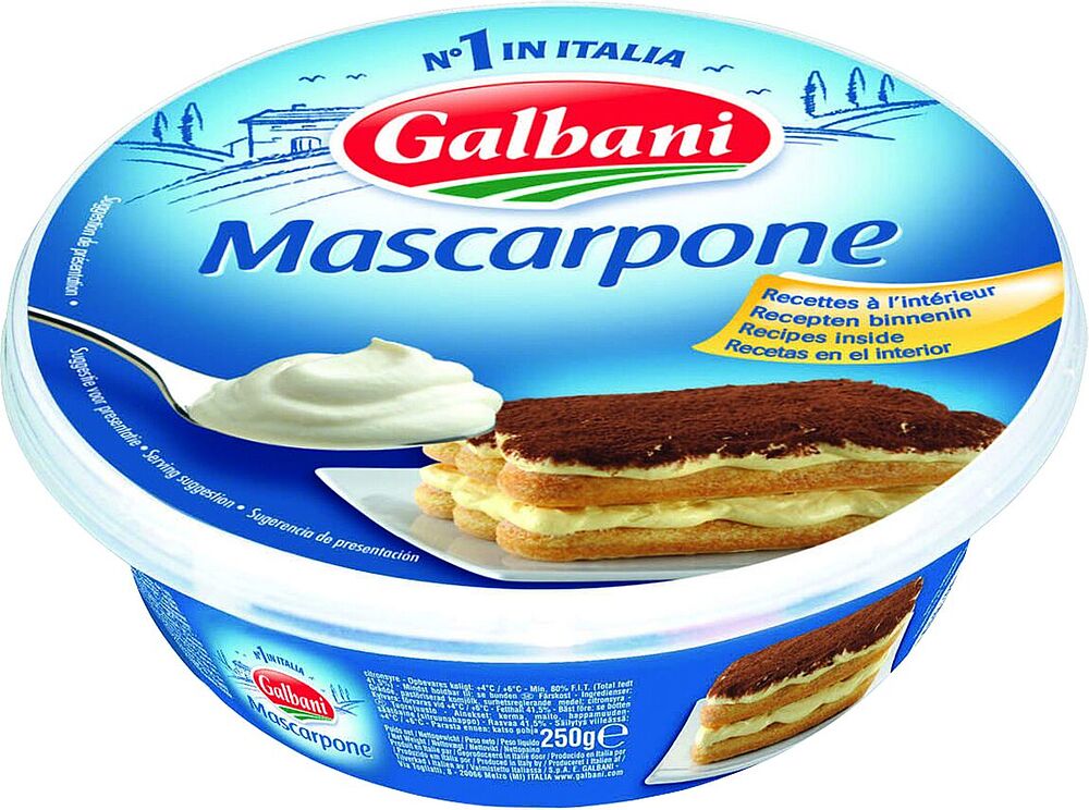 Сыр маскарпоне "Galbani Mascarpone" 250г