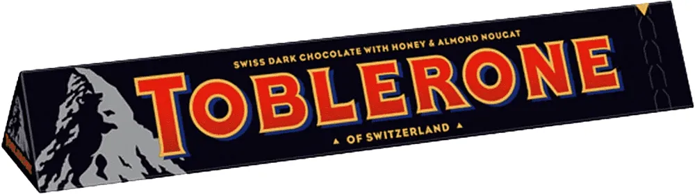 Dark chocolate bar "Toblerone" 100g 