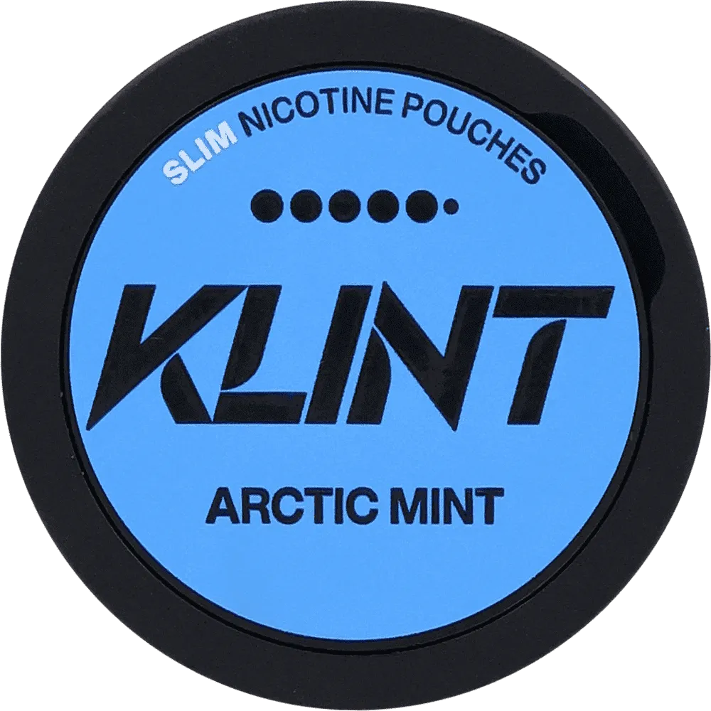 Nicotine mint flavored pouches "Klint Arctic Mint Slim" 14g
