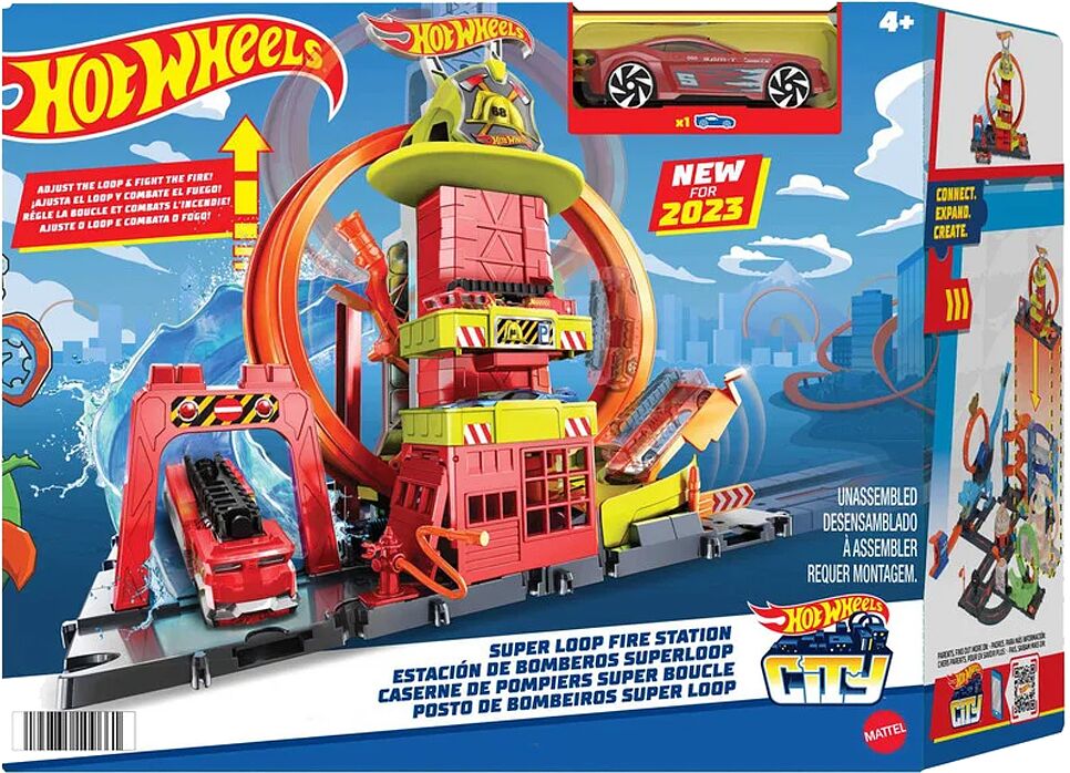 Toy "Hot Wheels City"