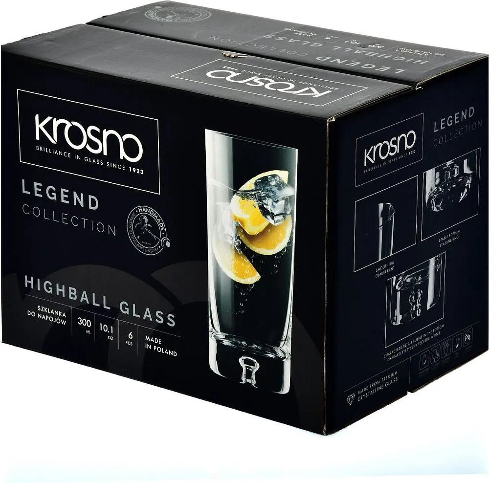 Glass "Krosno" 6 pcs
