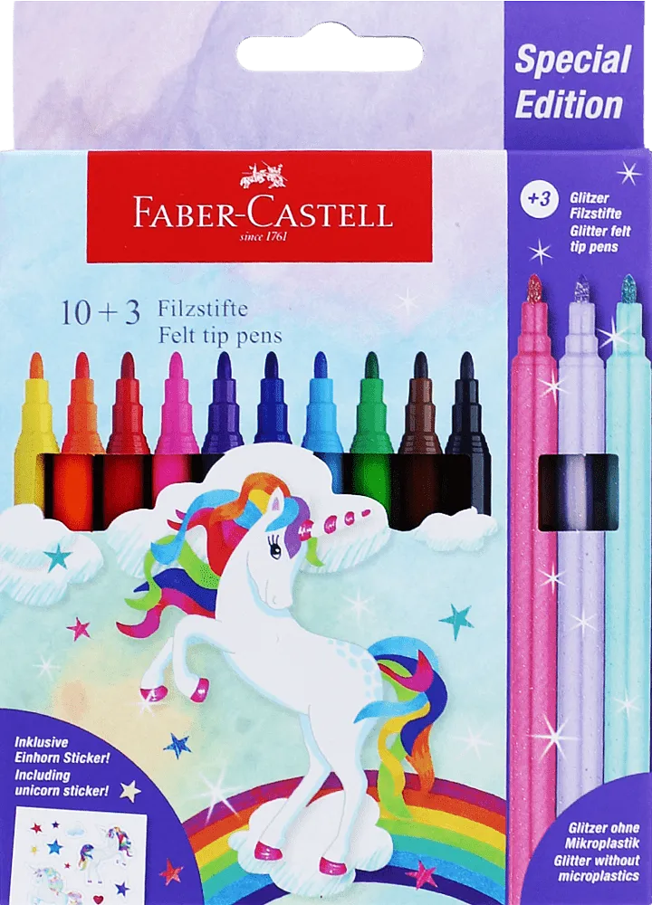 Colour felt-tip pen "Faber-Castell" 13 pcs
