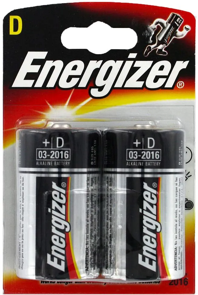 Battery "Energizer D-LR20 1.5V" 2pcs