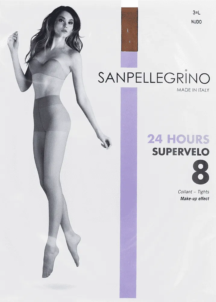 Beige tights "Sanpellegrino Supervelo Nude 8 Den N3"
