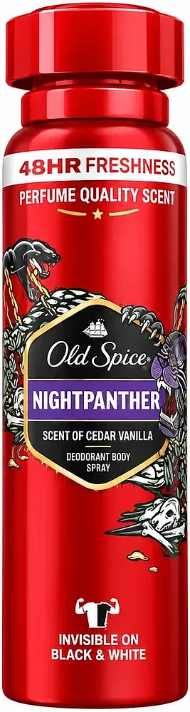 Дезодорант аэрозольный "Old Spice Nightpanther" 150мл