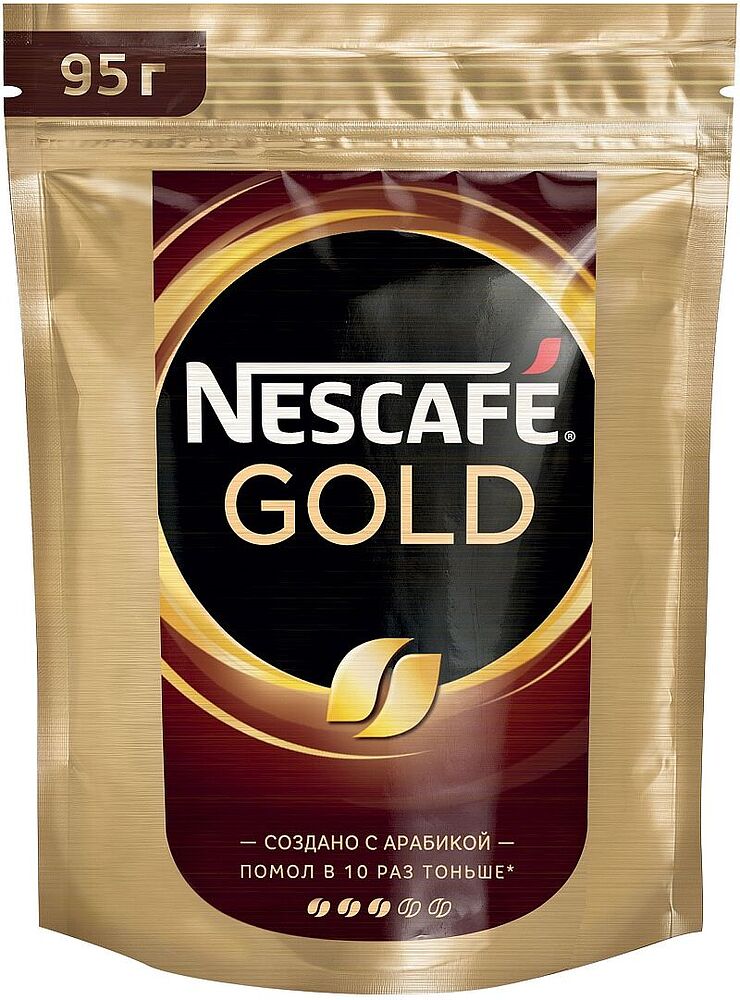 Растворимый кофе "Nescafe Gold" 95г