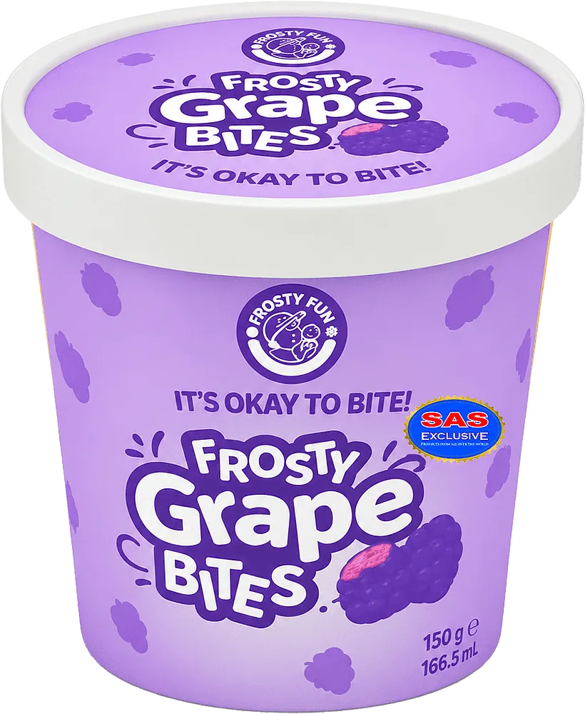 Պաղպաղակ խաղողի «Frosty Fun Grape Bites» 150գ
