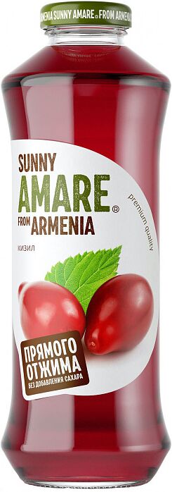 Сок "Sunny Amare From Armenia" 750мл Кизил