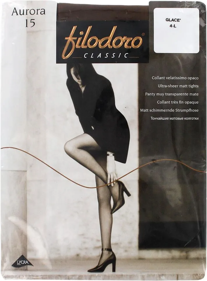 Колготки бронзовые "Filodoro Aurora 15Den N4" 