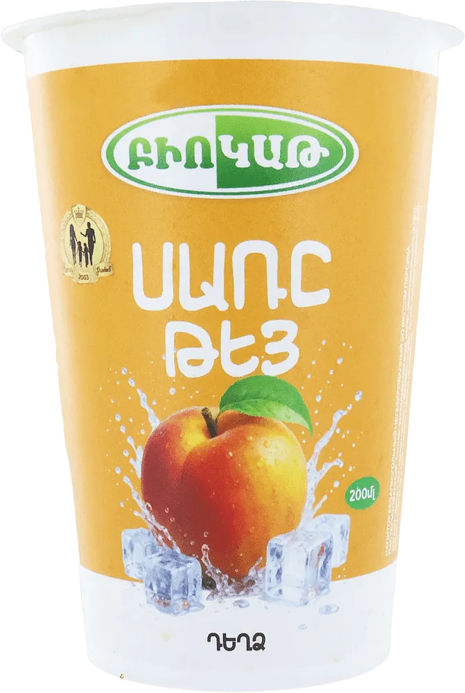 Ice peach flavored tea "Biokat" 200ml
