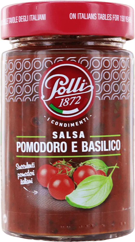 Sauce salsa "Polli salsa pomodoro e basilico"190g