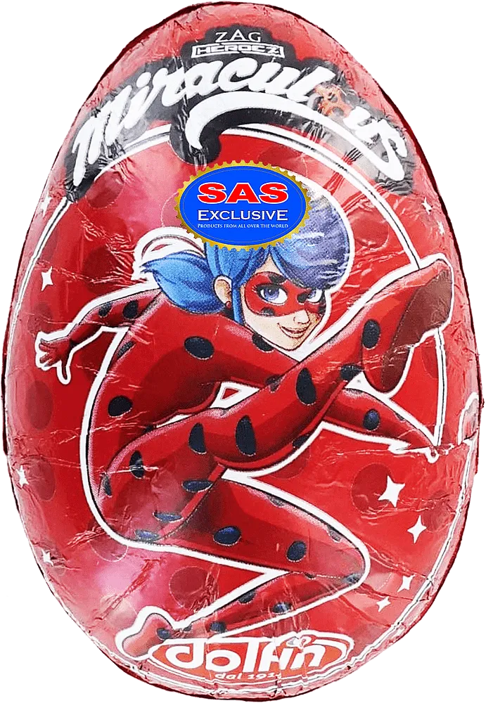 Chocolate egg "Dolfin Miraculous" 110g
