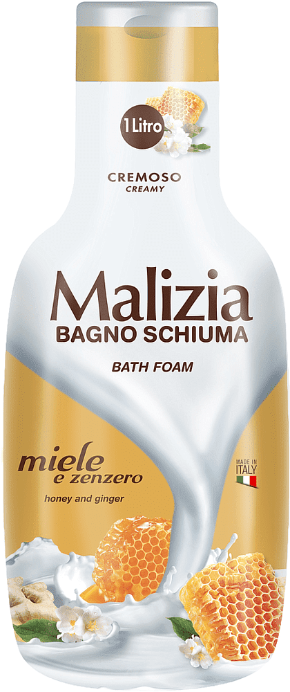 Гель-пена для ванны "Malizia" 1л
