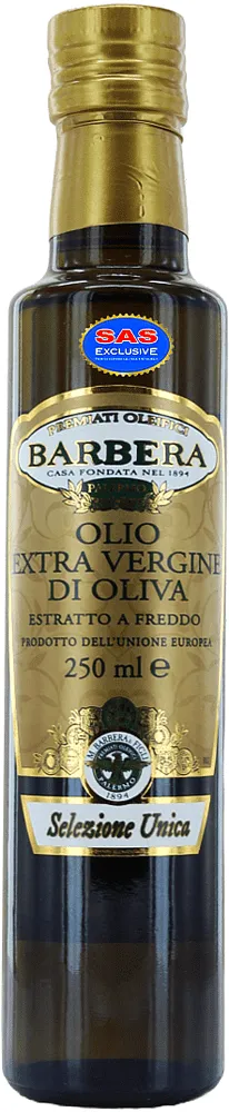 Olive oil "Barbera Extra Virgin Selezione Unica" 250ml
