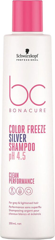 Shampoo "Schwarzkopf BC Color Freeze PH4.5" 250ml
